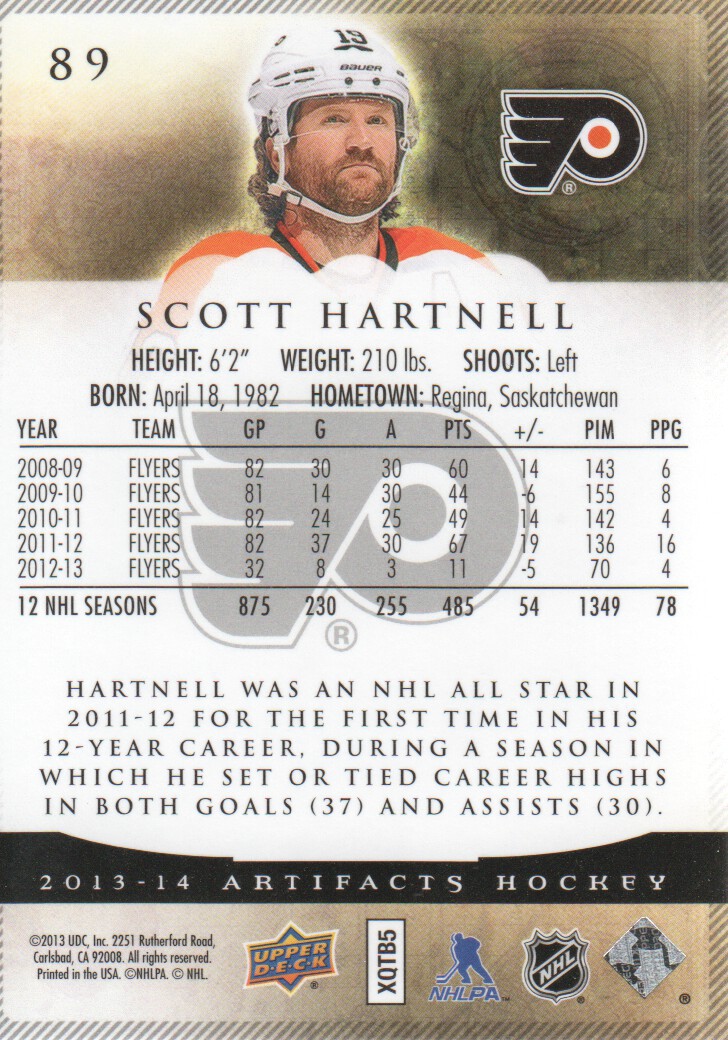 A3798- 2013-14 Artifacts Hockey Card #s 1-100 -You Pick- 15+ FREE US SHIP