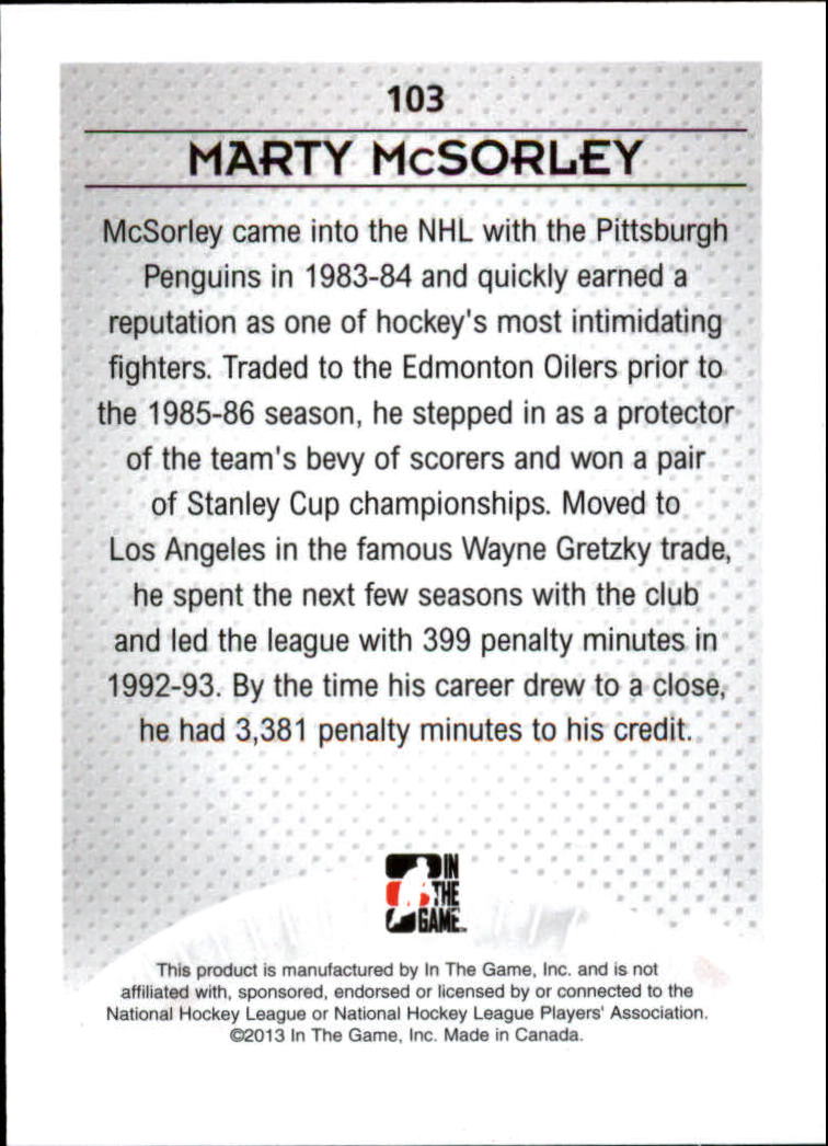 A9078- 2013-14 ITG Enforcers Hockey Card #s 91-180 -You Pick- 15+ FREE US SHIP - Picture 25 of 143