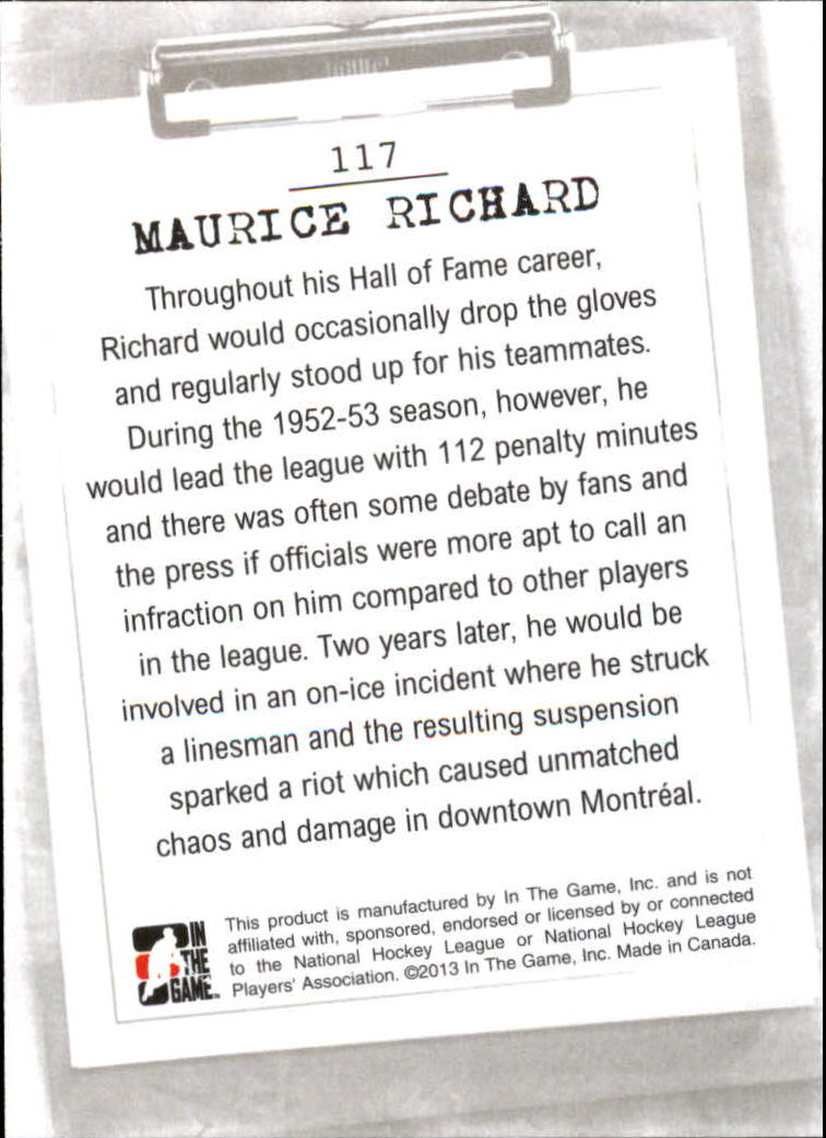 A9078- 2013-14 ITG Enforcers Hockey Card #s 91-180 -You Pick- 15+ FREE US SHIP - Picture 45 of 143