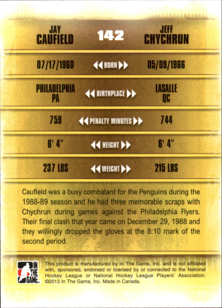 A9078- 2013-14 ITG Enforcers Hockey Card #s 91-180 -You Pick- 15+ FREE US SHIP - Picture 89 of 143