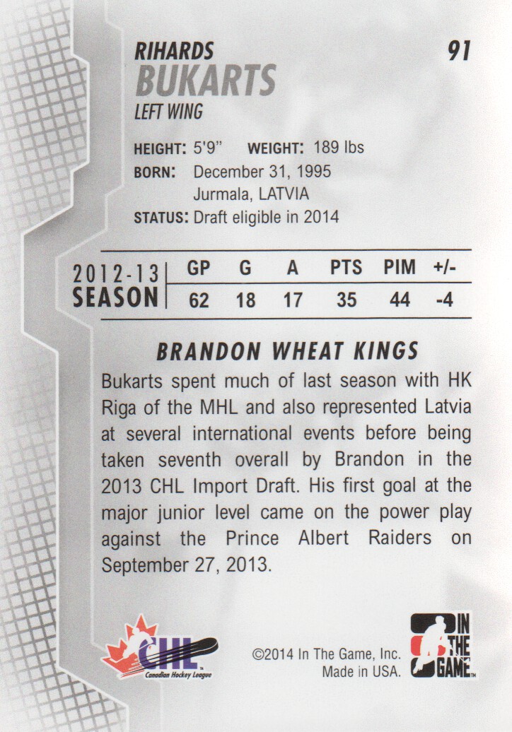 2013-14 ITG Heroes and Prospects Hockey Card Pick