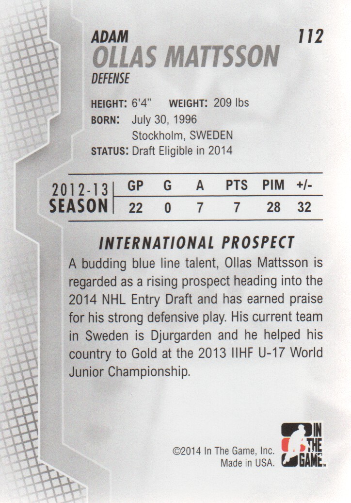 2013-14 ITG Heroes and Prospects Hockey Card Pick