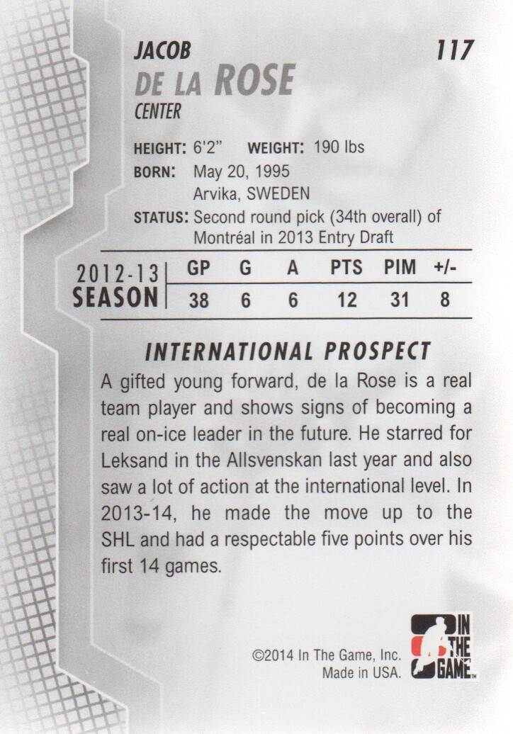 2013-14 ITG Heroes and Prospects Hockey Card Pick