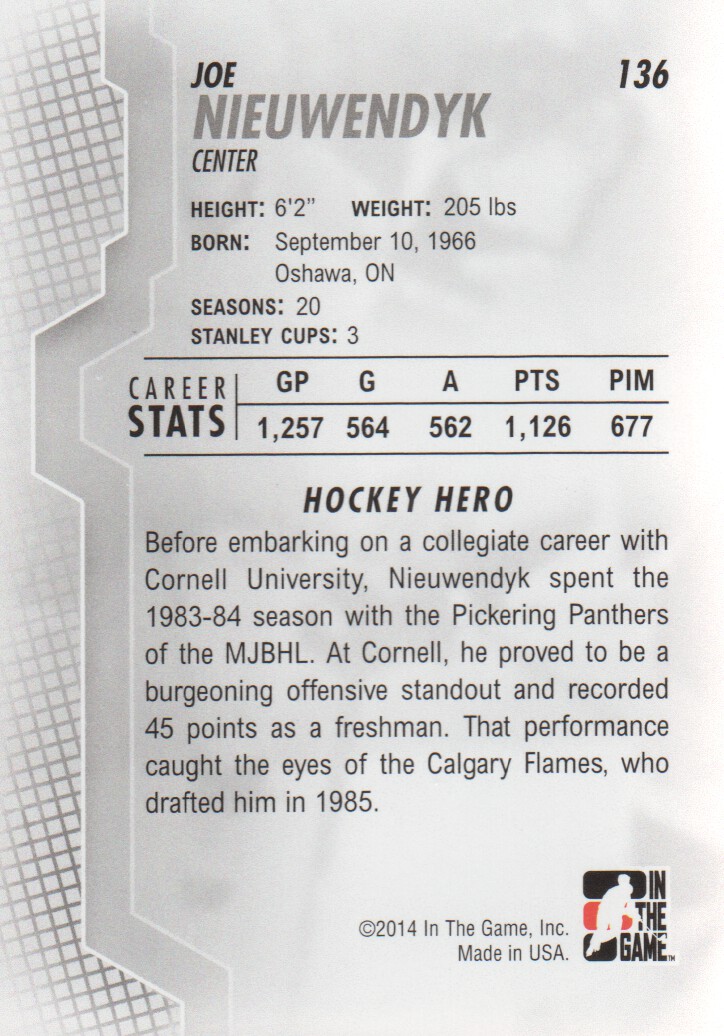 2013-14 ITG Heroes and Prospects Hockey Card Pick