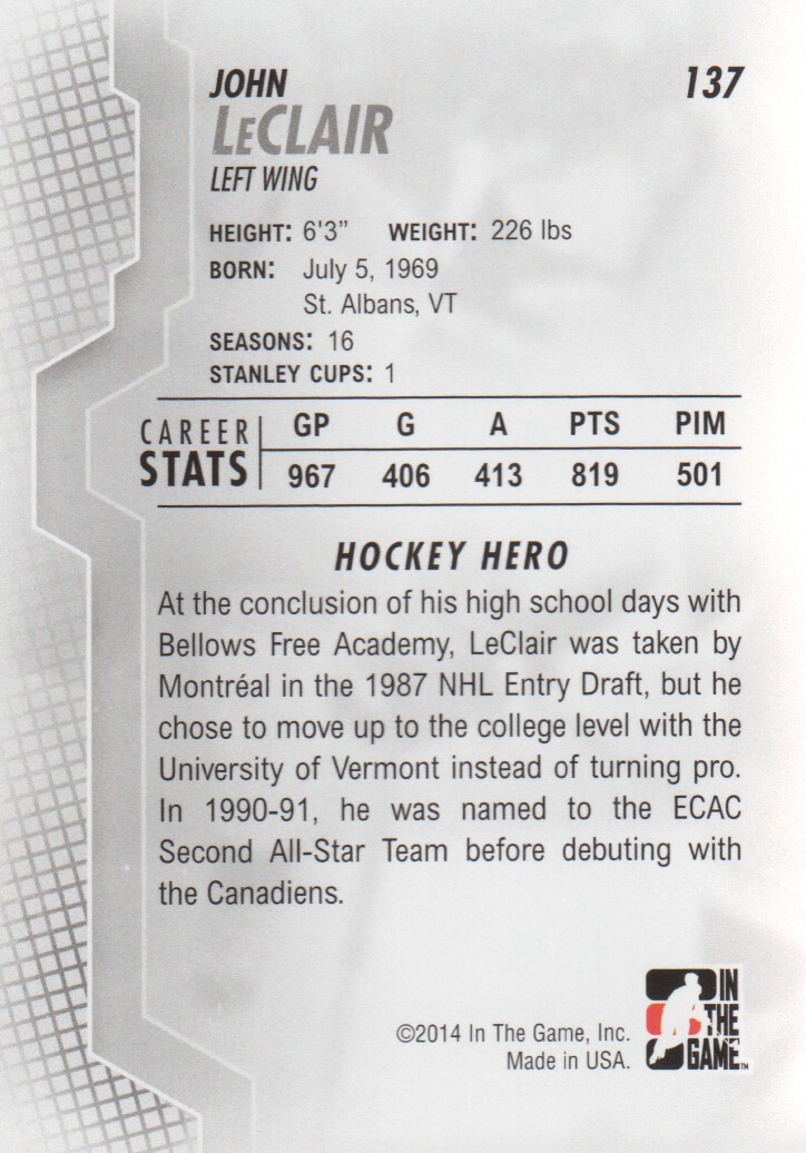 2013-14 ITG Heroes and Prospects Hockey Card Pick