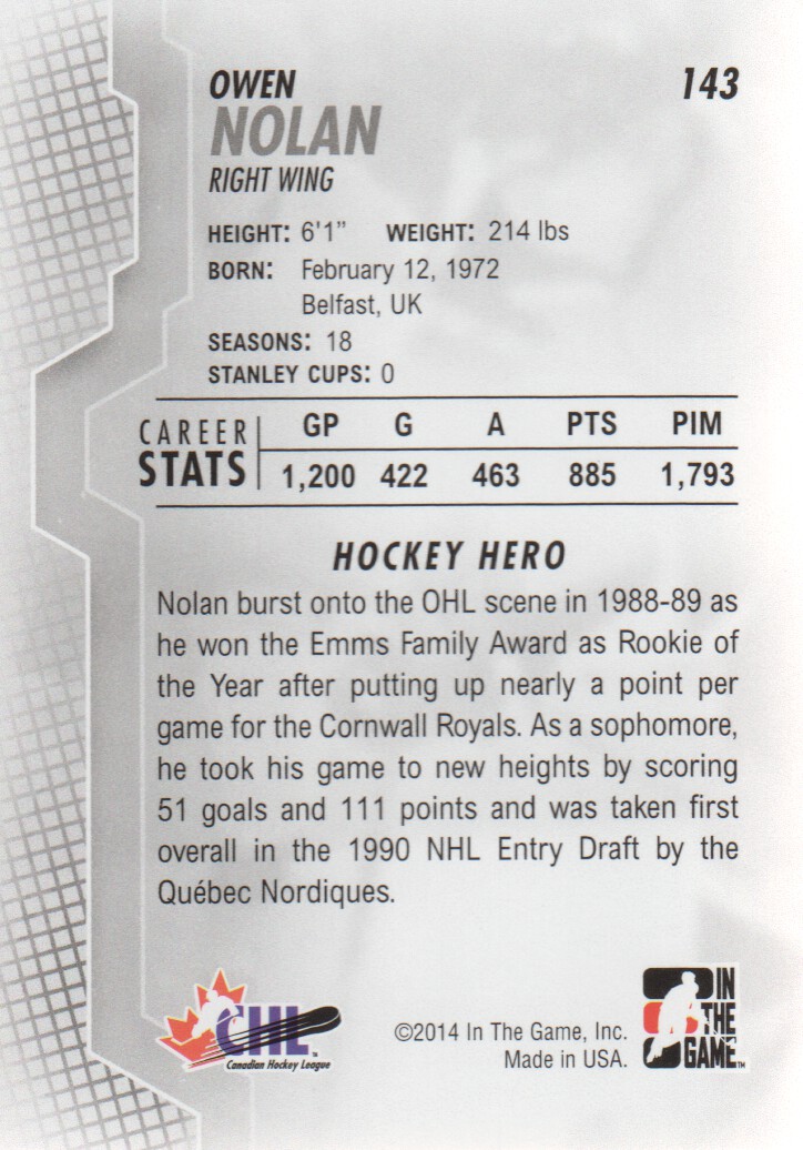 2013-14 ITG Heroes and Prospects Hockey Card Pick