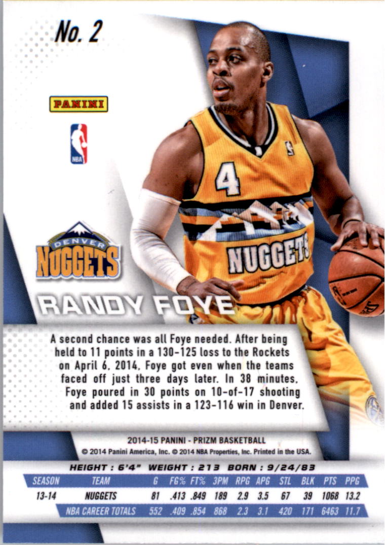 2014-15 Panini Prizm Basketball Card Pick 1-100 - Picture 5 of 189