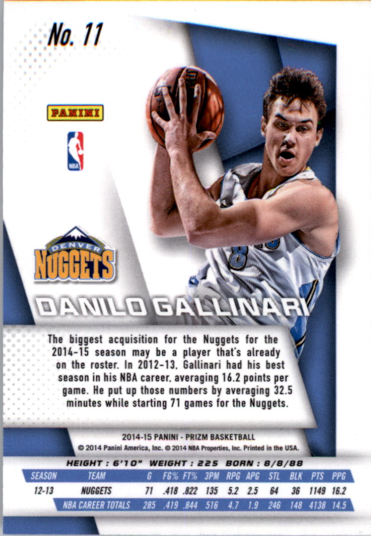 2014-15 Panini Prizm Basketball Card Pick 1-100 - Picture 23 of 189