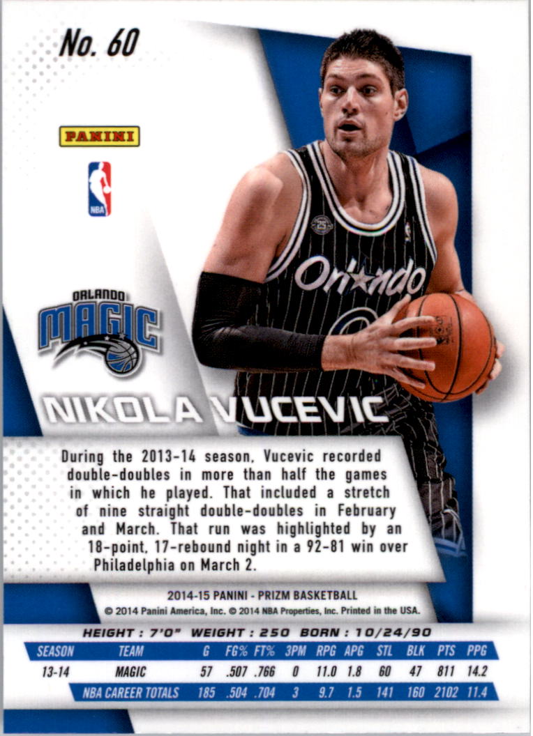2014-15 Panini Prizm Basketball Card Pick 1-100 - Picture 115 of 189