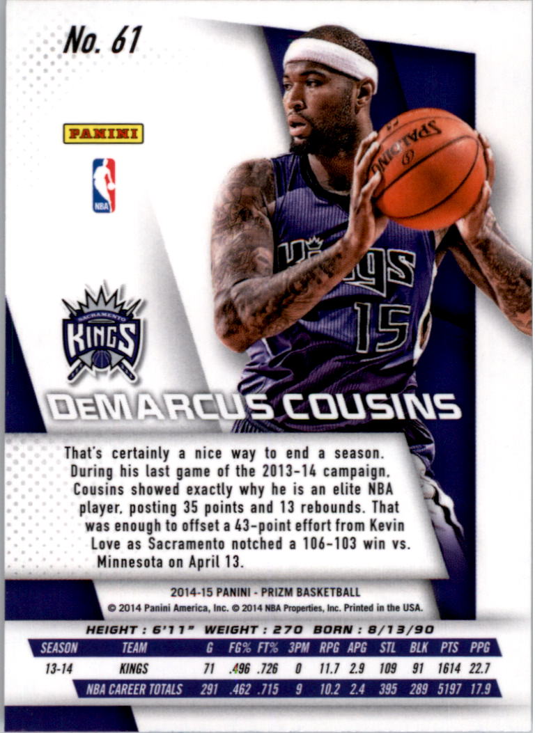 2014-15 Panini Prizm Basketball Card Pick 1-100 - Picture 117 of 189