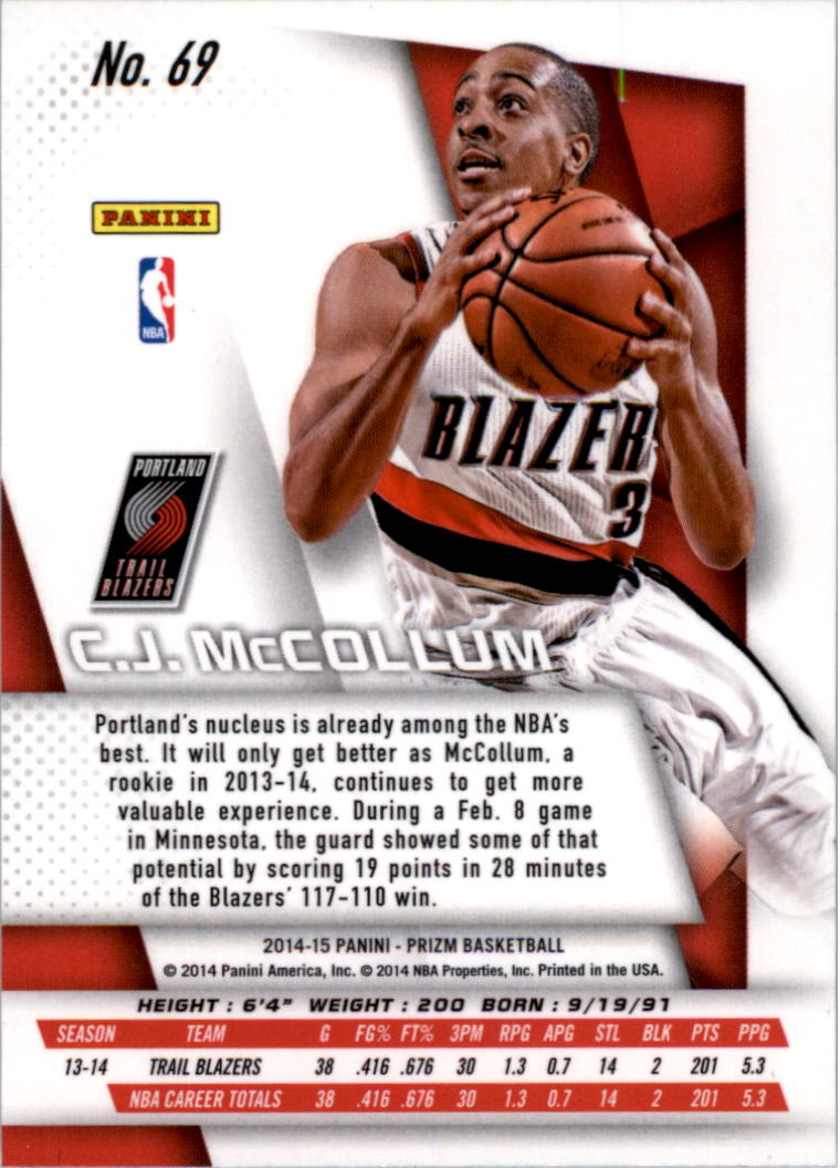 2014-15 Panini Prizm Basketball Card Pick 1-100 - Picture 133 of 189