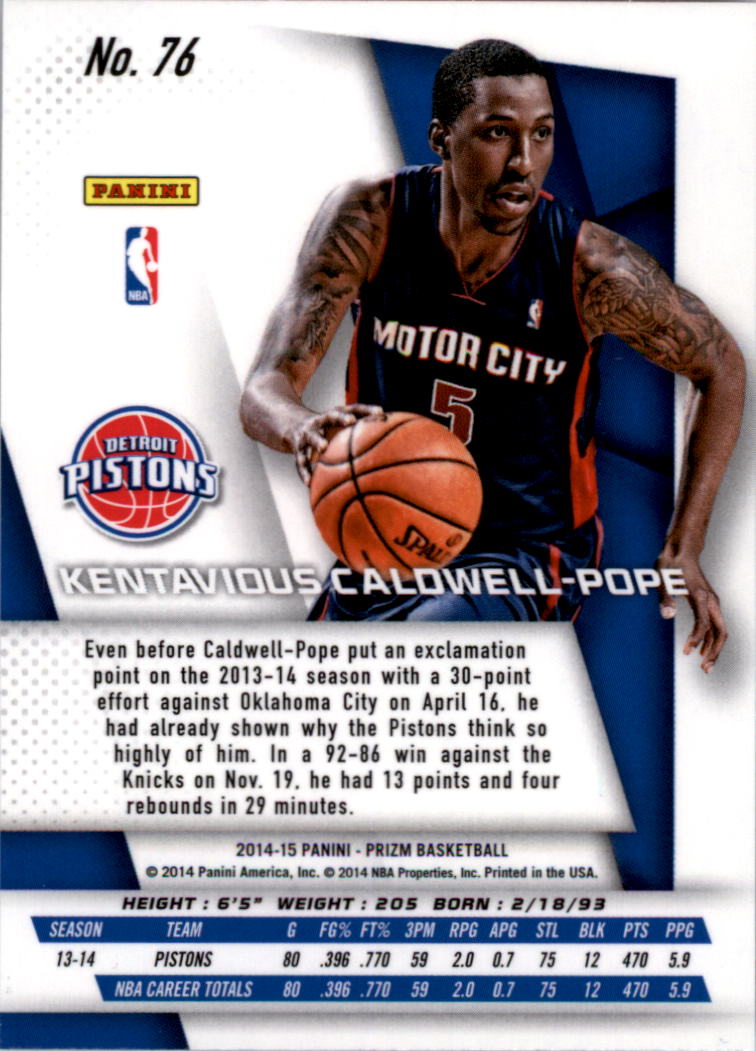 2014-15 Panini Prizm Basketball Card Pick 1-100 - Picture 145 of 189