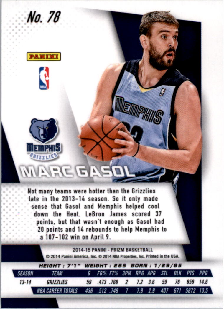 2014-15 Panini Prizm Basketball Card Pick 1-100 - Picture 149 of 189