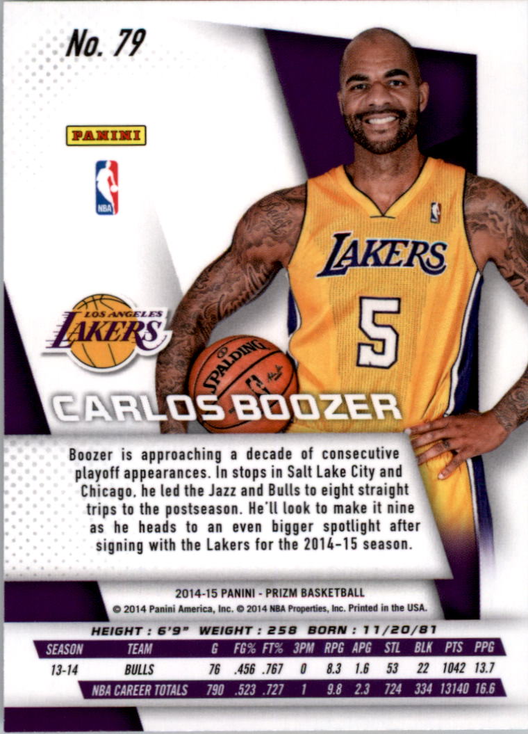 2014-15 Panini Prizm Basketball Card Pick 1-100 - Picture 151 of 189