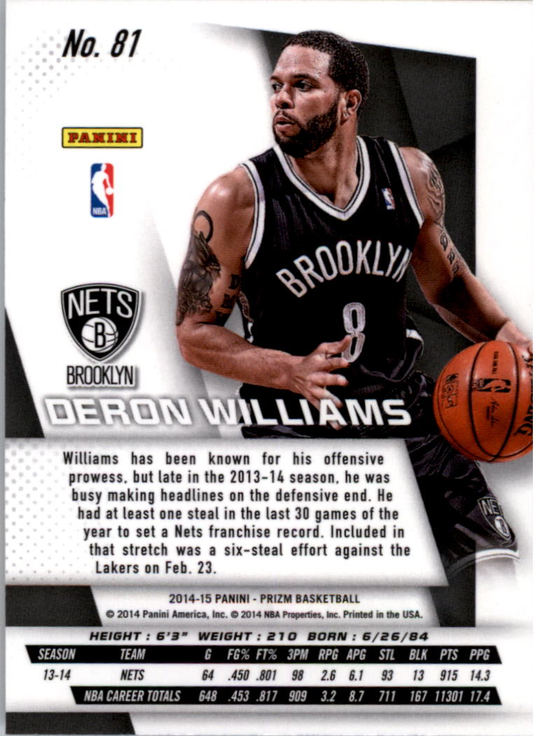 2014-15 Panini Prizm Basketball Card Pick 1-100 - Picture 155 of 189