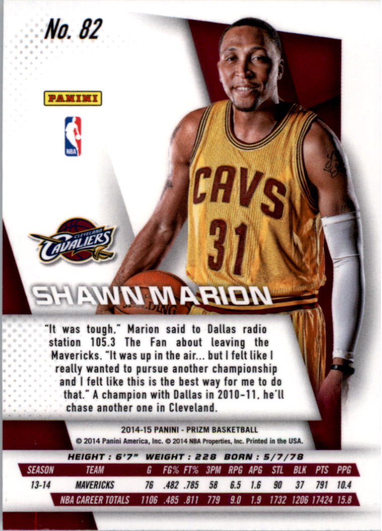 2014-15 Panini Prizm Basketball Card Pick 1-100 - Picture 157 of 189