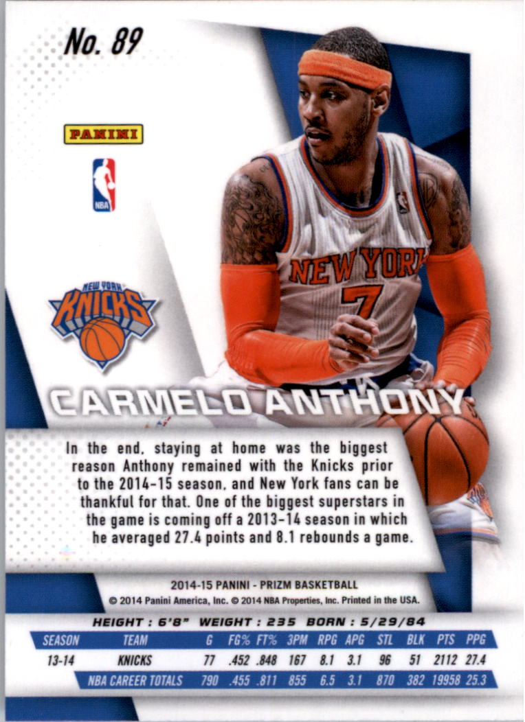 2014-15 Panini Prizm Basketball Card Pick 1-100 - Picture 169 of 189