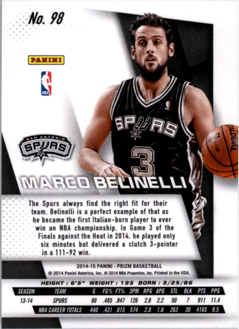 2014-15 Panini Prizm Basketball Card Pick 1-100 - Picture 185 of 189