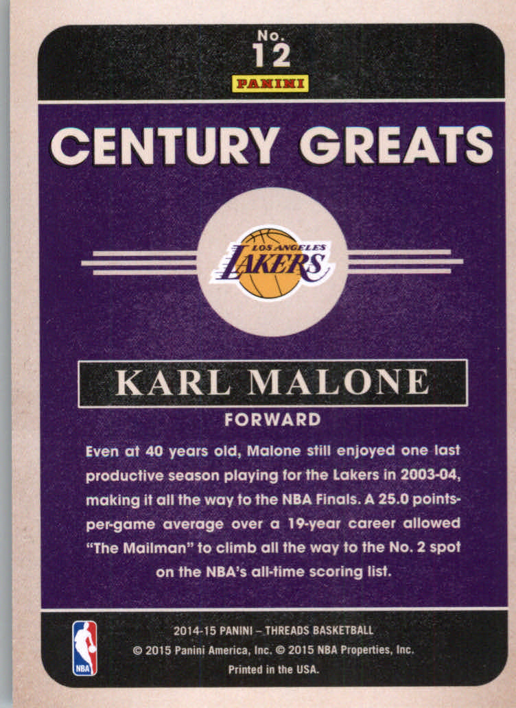 A6797- 2014-15 Panini Threads Bk Assorted Inserts -You Pick- 15+ FREE US SHIP - Picture 123 of 178