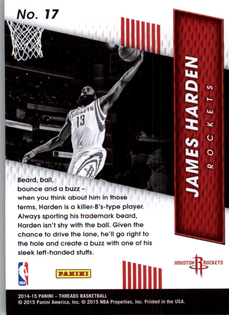 A6797- 2014-15 Panini Threads Bk Assorted Inserts -You Pick- 15+ FREE US SHIP - Picture 121 of 178