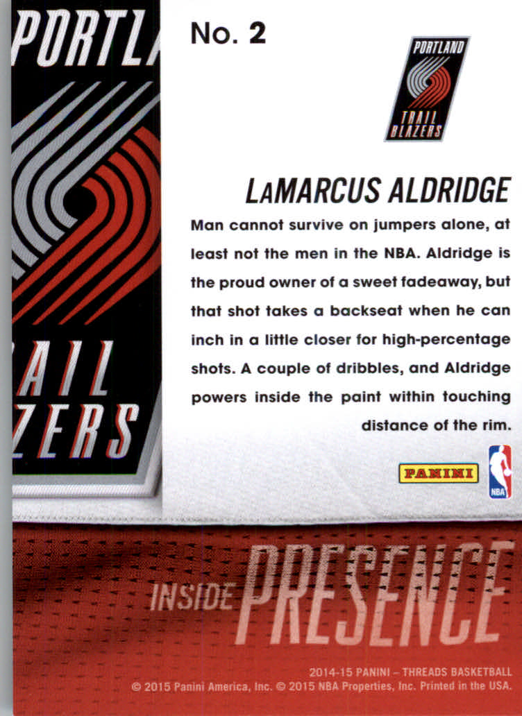 A6797- 2014-15 Panini Threads Bk Assorted Inserts -You Pick- 15+ FREE US SHIP - Picture 47 of 178