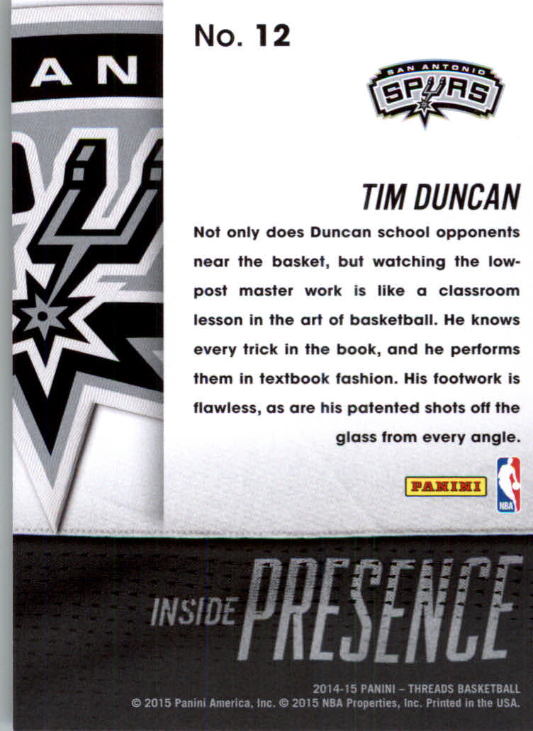 A6797- 2014-15 Panini Threads Bk Assorted Inserts -You Pick- 15+ FREE US SHIP - Picture 109 of 178