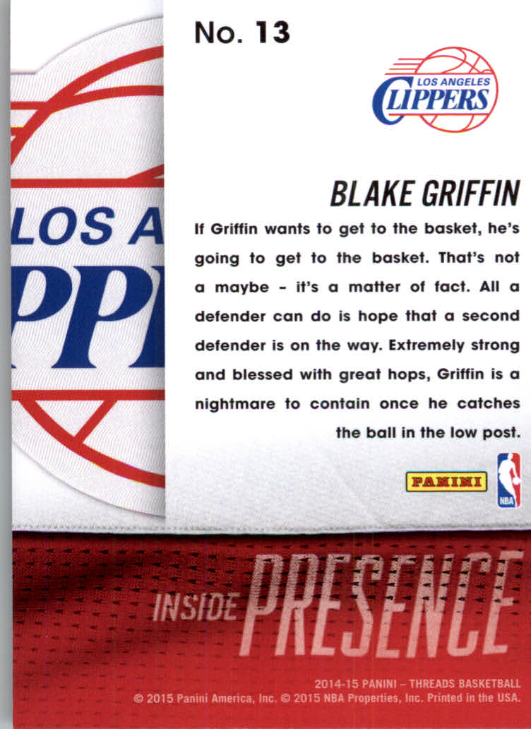 A6797- 2014-15 Panini Threads Bk Assorted Inserts -You Pick- 15+ FREE US SHIP - Picture 45 of 178