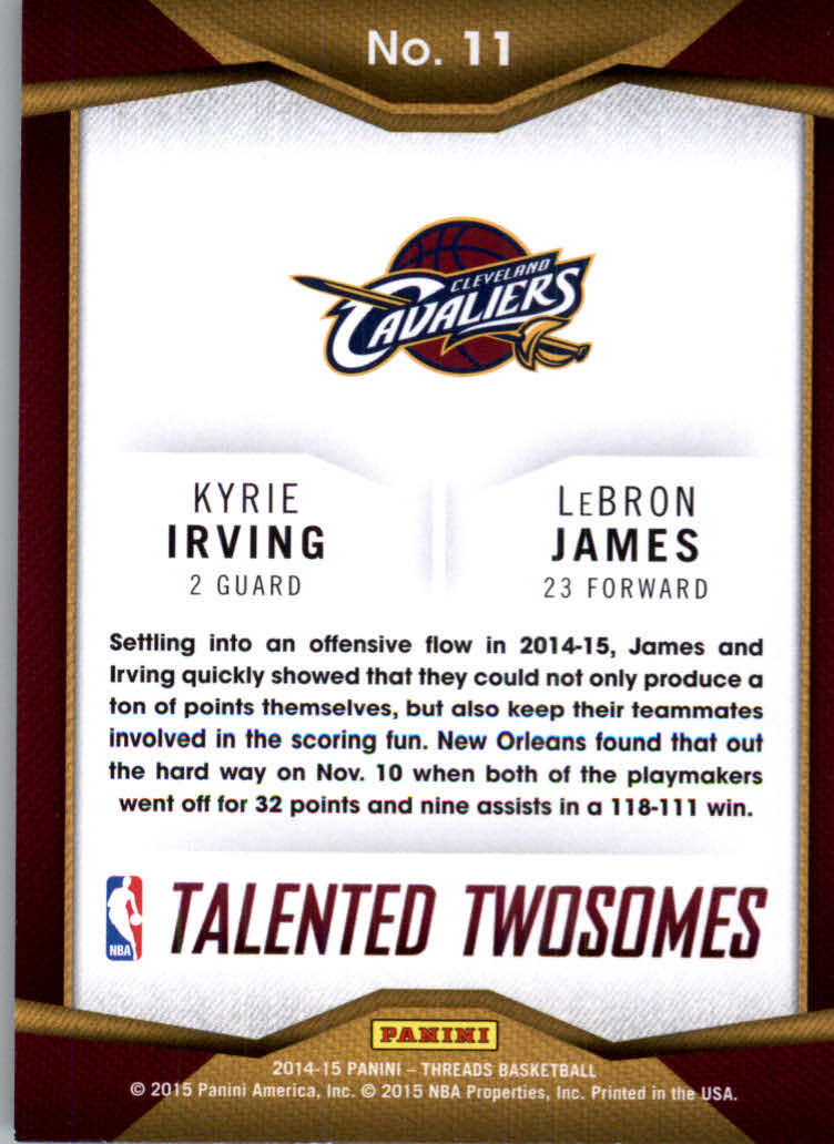 A6797- 2014-15 Panini Threads Bk Assorted Inserts -You Pick- 15+ FREE US SHIP - Picture 171 of 178