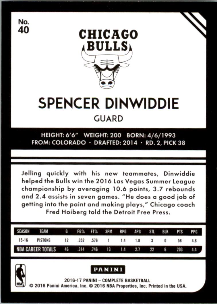 2016-17 Panini Complete Basketball Card Pick 1-250 - Picture 79 of 488