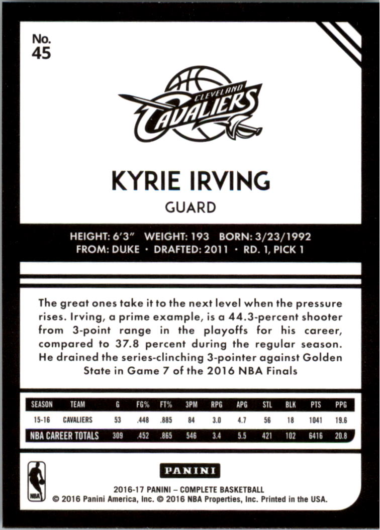 2016-17 Panini Complete Basketball Card Pick 1-250 - Picture 89 of 488