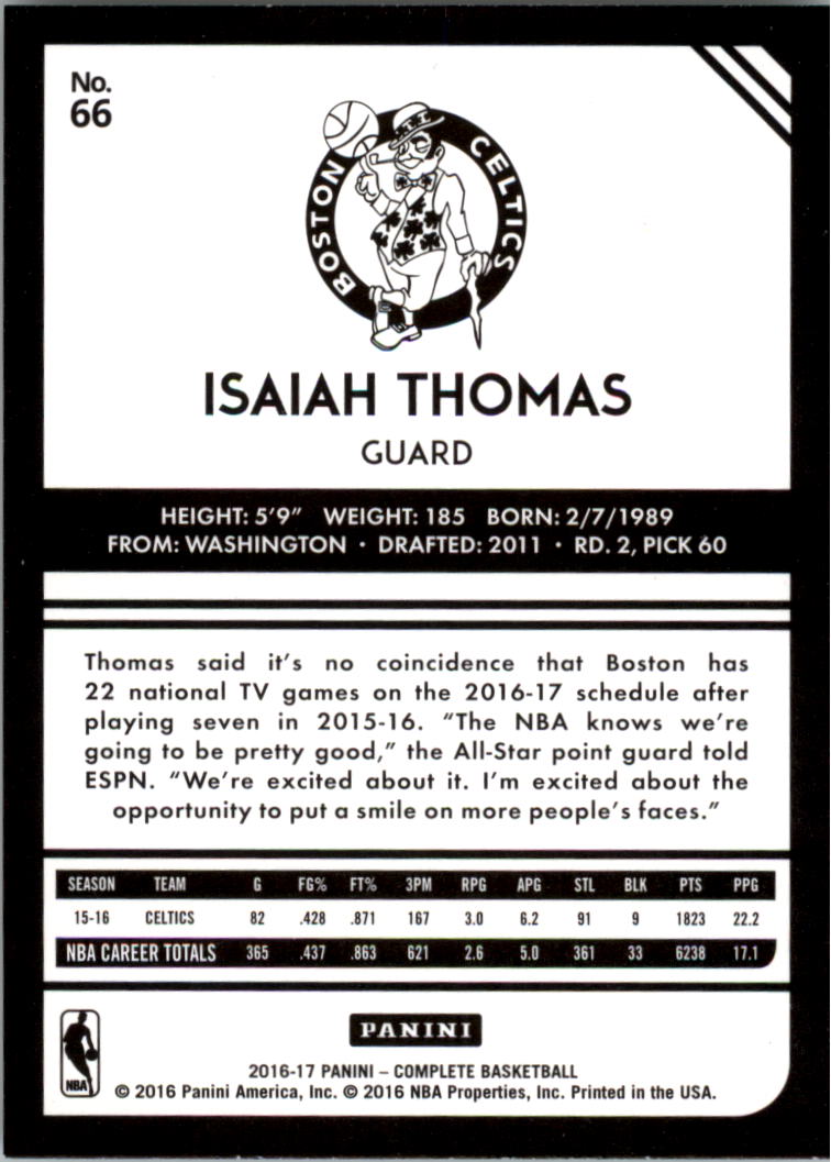 2016-17 Panini Complete Basketball Card Pick 1-250 - Picture 127 of 488