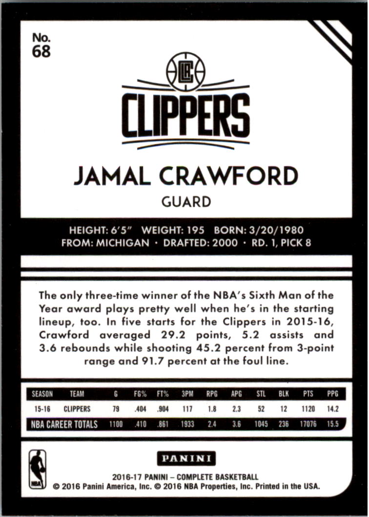 2016-17 Panini Complete Basketball Card Pick 1-250 - Picture 131 of 488