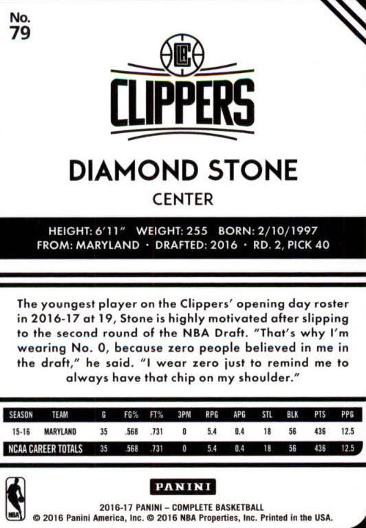 2016-17 Panini Complete Basketball Card Pick 1-250 - Picture 153 of 488