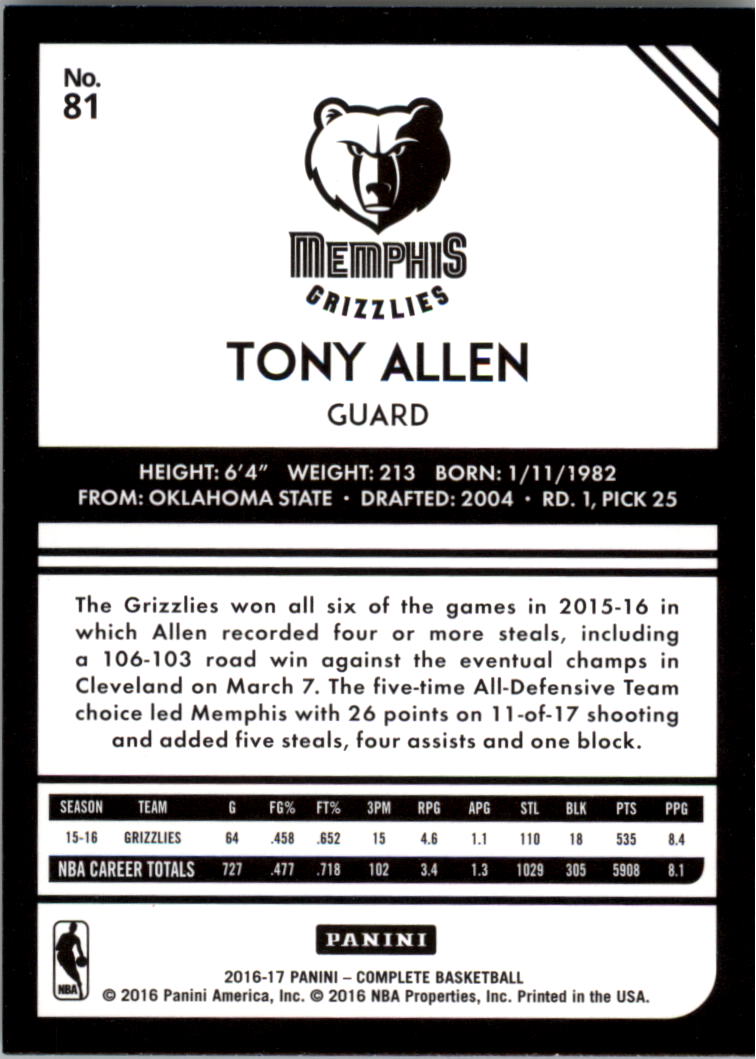 2016-17 Panini Complete Basketball Card Pick 1-250 - Picture 157 of 488