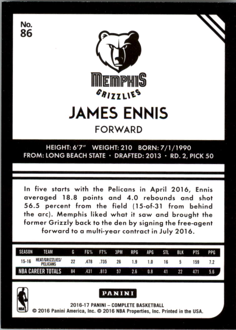 2016-17 Panini Complete Basketball Card Pick 1-250 - Picture 167 of 488