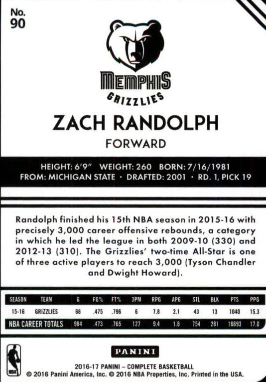 2016-17 Panini Complete Basketball Card Pick 1-250 - Picture 175 of 488
