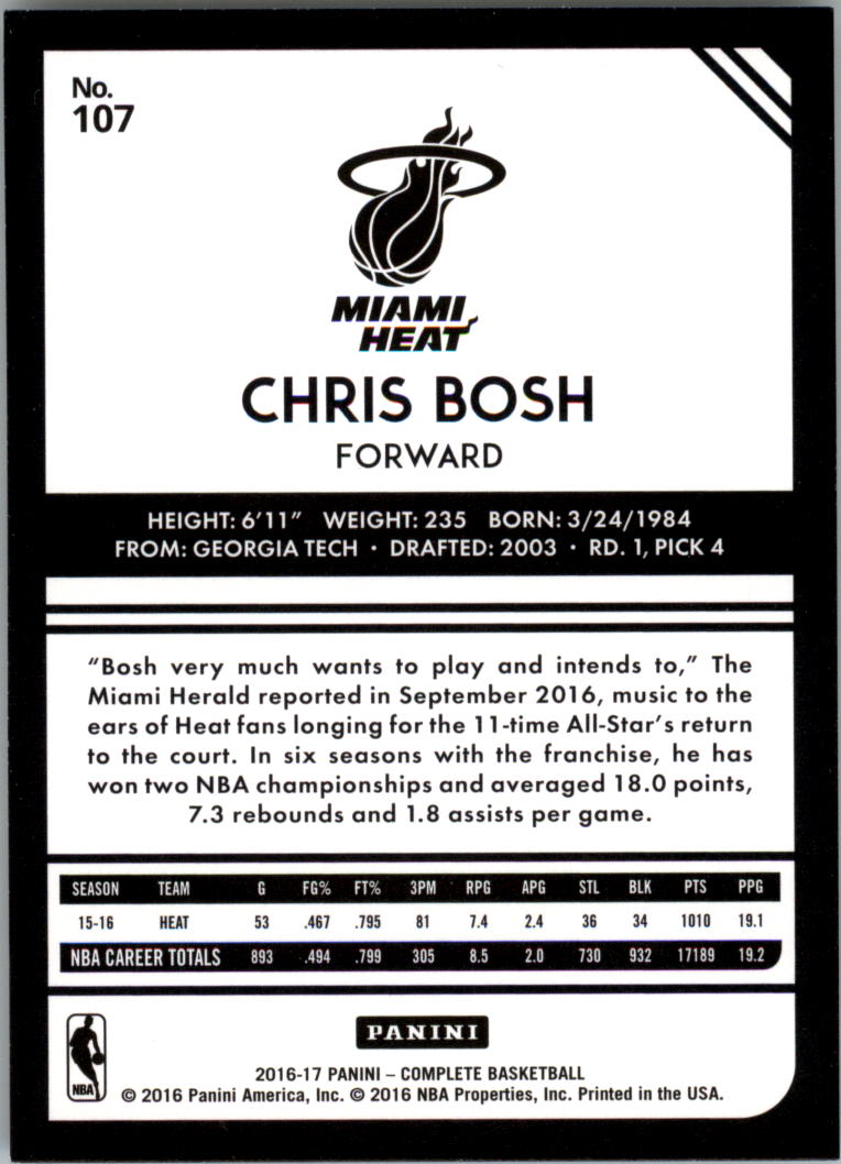 2016-17 Panini Complete BASKETBALL 101-200 You Pick - Picture 15 of 198