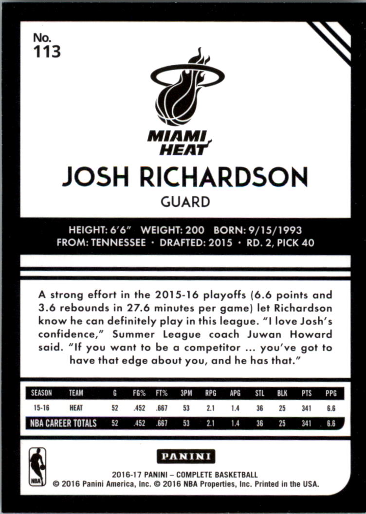 2016-17 Panini Complete Basketball Card Pick 1-250 - Picture 221 of 488
