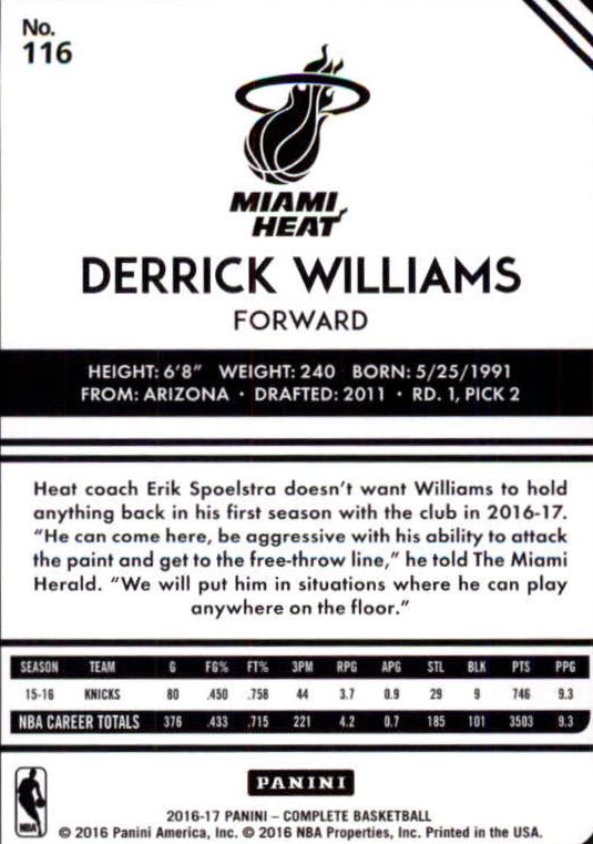 2016-17 Panini Complete Basketball Card Pick 1-250 - Picture 227 of 488