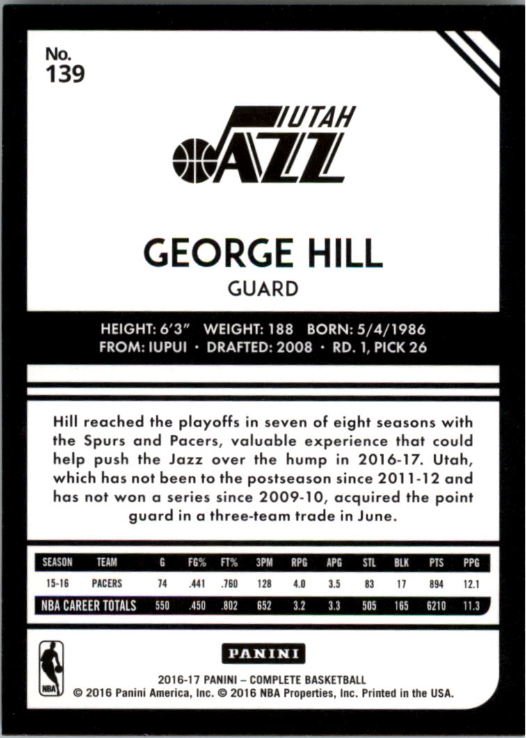 2016-17 Panini Complete Basketball Card Pick 1-250 - Picture 273 of 488