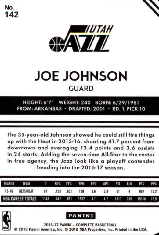 2016-17 Panini Complete BASKETBALL 101-200 You Pick - Picture 84 of 198