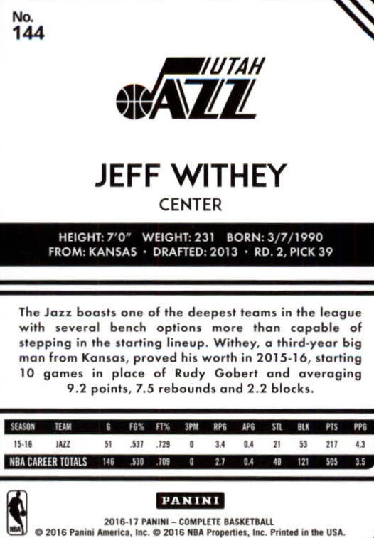 2016-17 Panini Complete Basketball Card Pick 1-250 - Picture 282 of 488