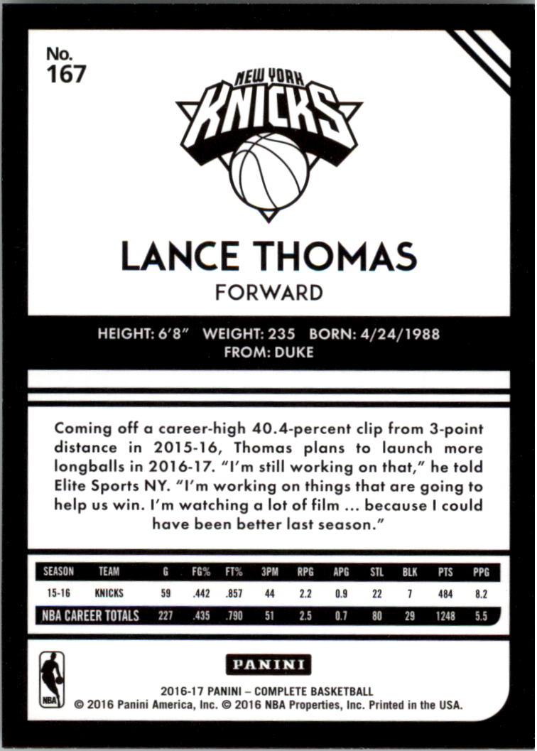 2016-17 Panini Complete Basketball Card Pick 1-250 - Picture 328 of 488