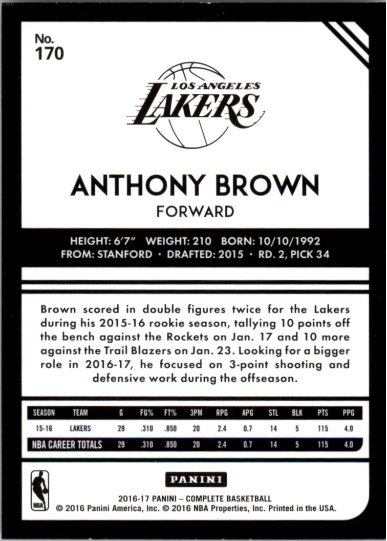 2016-17 Panini Complete Basketball Card Pick 1-250 - Picture 334 of 488