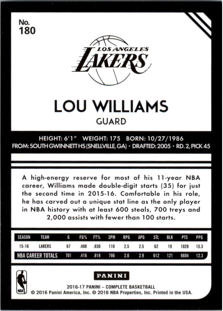 2016-17 Panini Complete BASKETBALL 101-200 You Pick - Picture 158 of 198