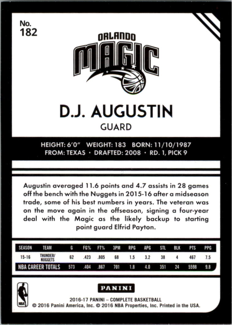 2016-17 Panini Complete Basketball Card Pick 1-250 - Picture 356 of 488
