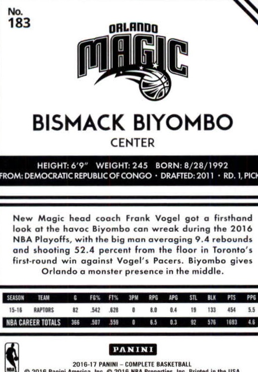 2016-17 Panini Complete Basketball Card Pick 1-250 - Picture 358 of 488