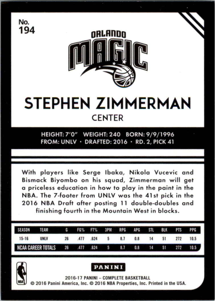 2016-17 Panini Complete Basketball Card Pick 1-250 - Picture 380 of 488
