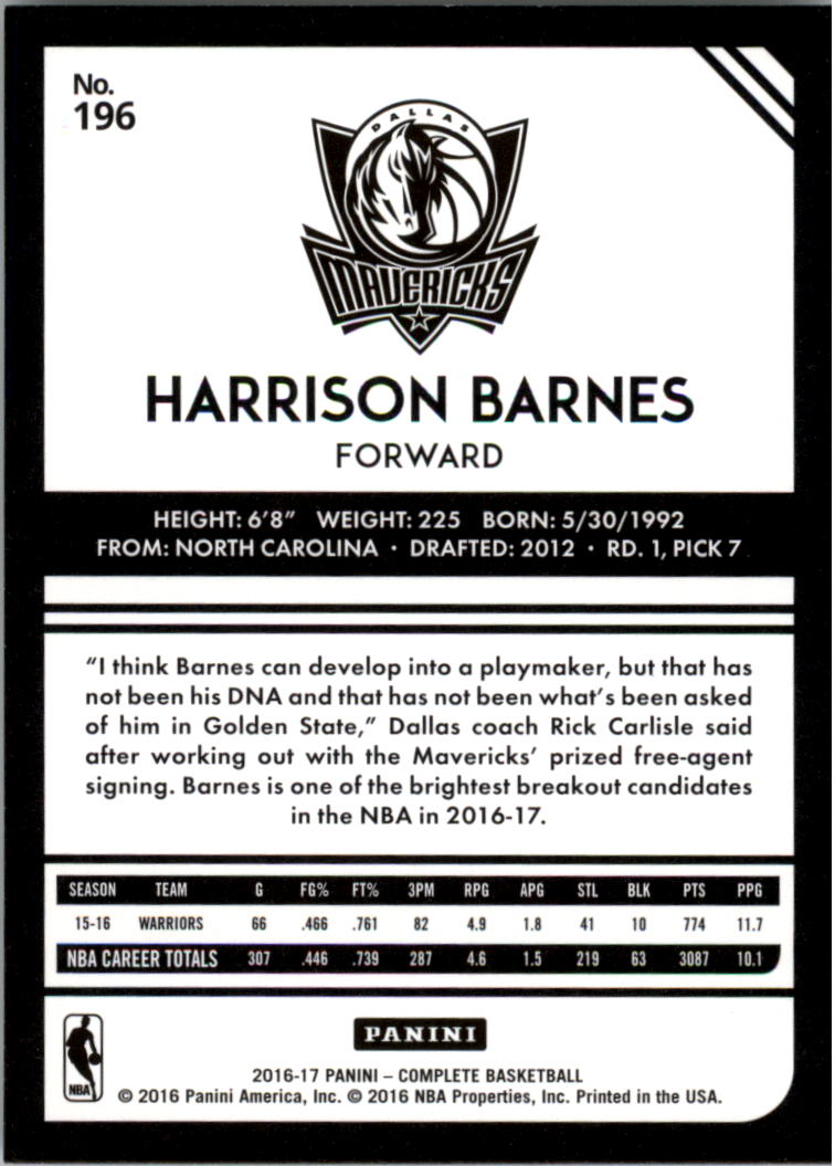 2016-17 Panini Complete Basketball Card Pick 1-250 - Picture 384 of 488