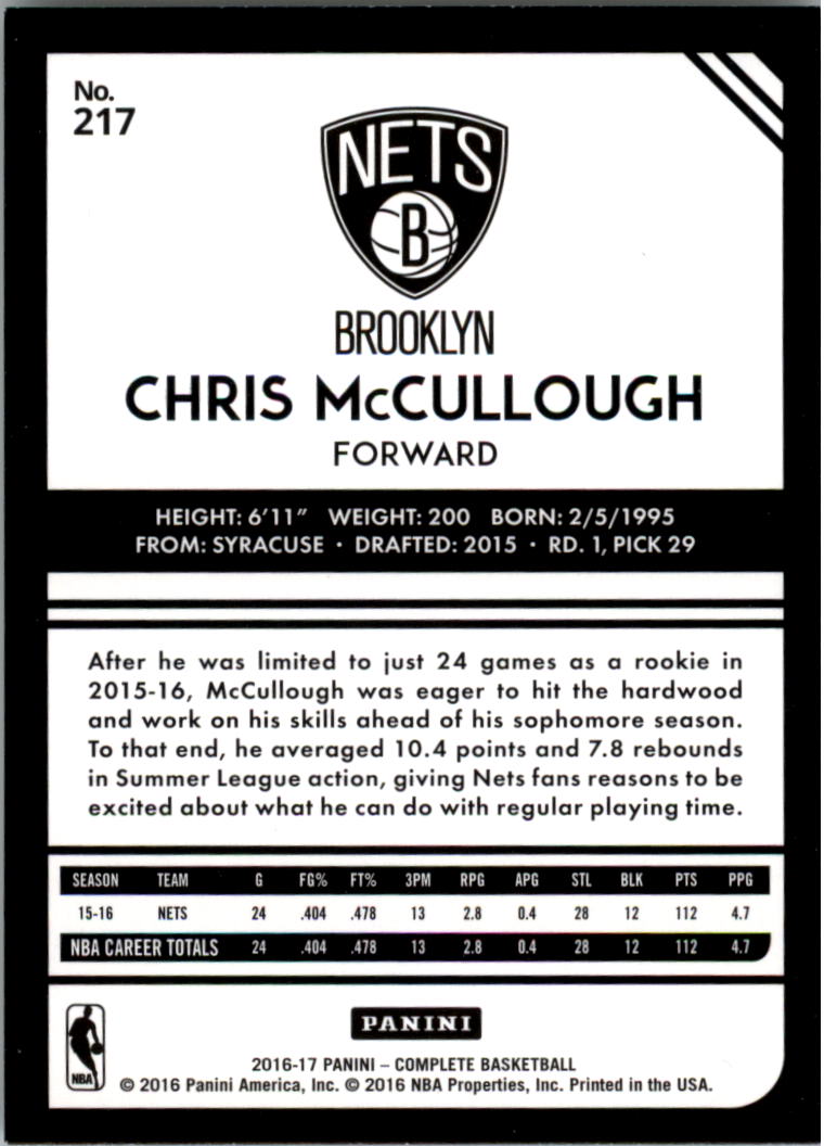 2016-17 Panini Complete Basketball Card Pick 1-250 - Picture 424 of 488